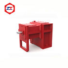 Projeto de alta velocidade vermelho da estrutura compacta de caixa de engrenagens TDSN65 para TSE Machine